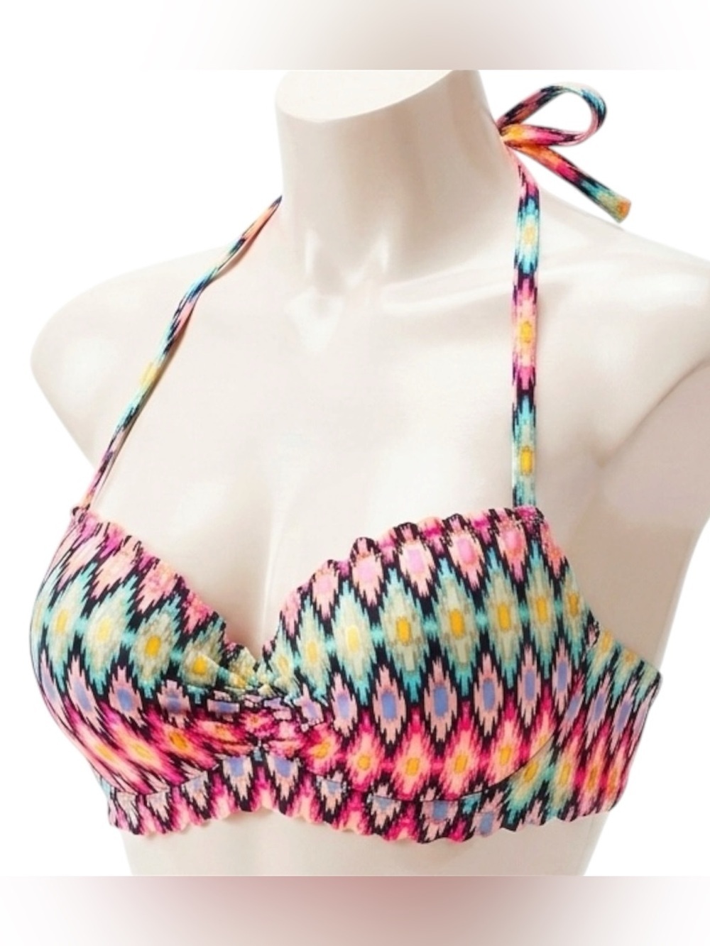 Victoria’s Secret The Garaway Bikini Swim Top Aztec Size 32DD